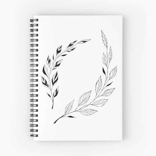 Item preview, botany tattoo sketch - beautiful twig plant. Botanical element template for graphic design, wedding decor, textiles, souvenir gift, stationery print designed and sold by Sunshine2504.