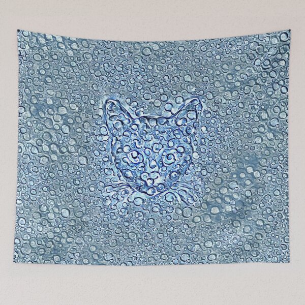 Item preview, Maritime droplets cat designed and sold by blackhalt.