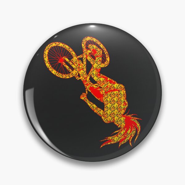 Item preview, MTB Backflip Tricks in Blazing Fire designed and sold by artOfCal013.