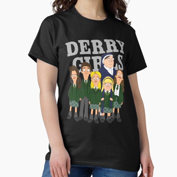 Vista previa del artículo con la obra «chicas derry», diseñado y vendido por WhisskeyPiggy.