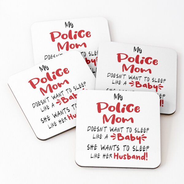 Item preview, Mother's Day Police Mom Mug, My Police Mom Doesn't Want To Sleep Like A Baby Coffee Mug for Police Mom, Birthday Mug Gift for Mother designed and sold by EasyPrintGift.