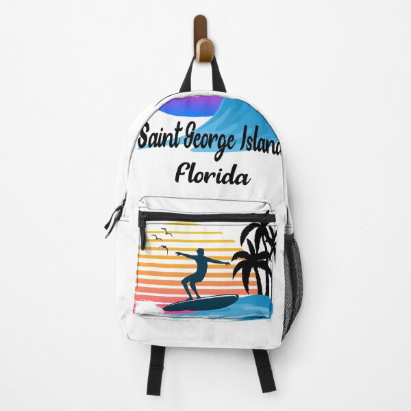 Item preview, Saint George Island Florida Seaside Retro Sunset designed and sold by mountainadora.