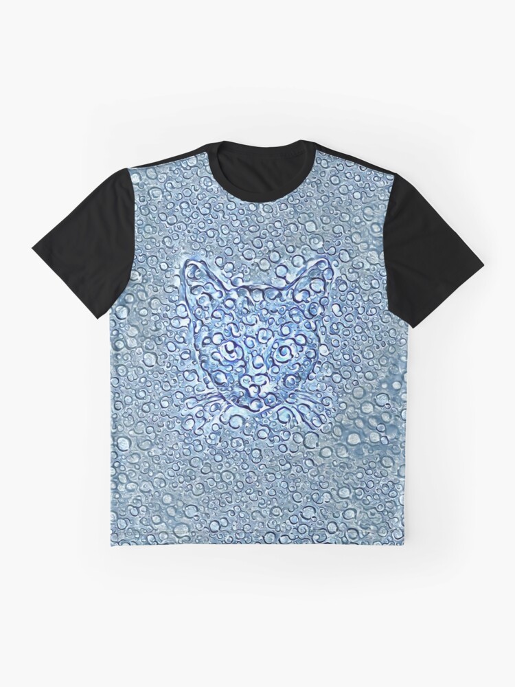 Alternate view of Maritime droplets cat Graphic T-Shirt