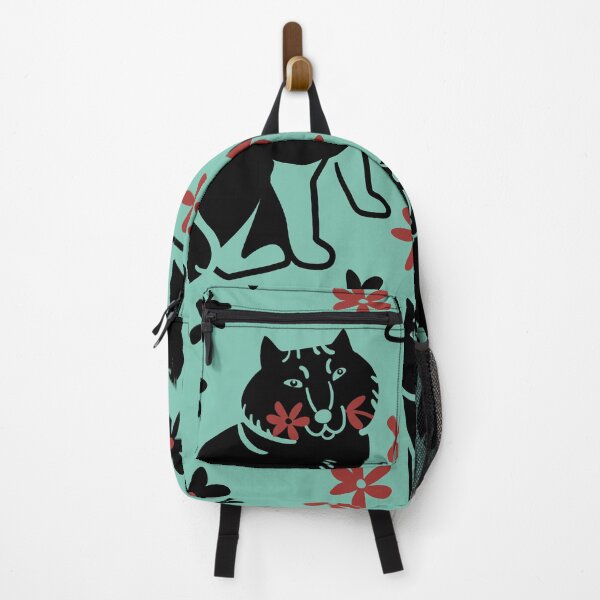 Item preview, Arctic Fox pattern in scandinavian style Turquoise and Red designed and sold by belettelepink.