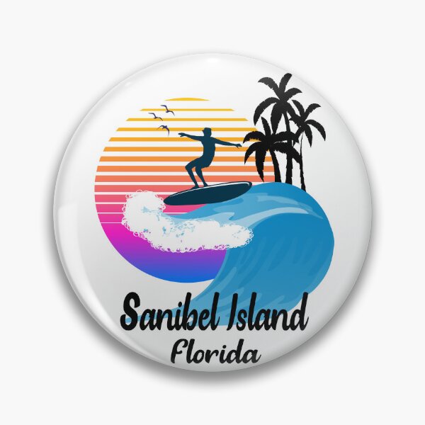 Item preview, Sanibel Island Florida Seaside Retro Sunset designed and sold by mountainadora.