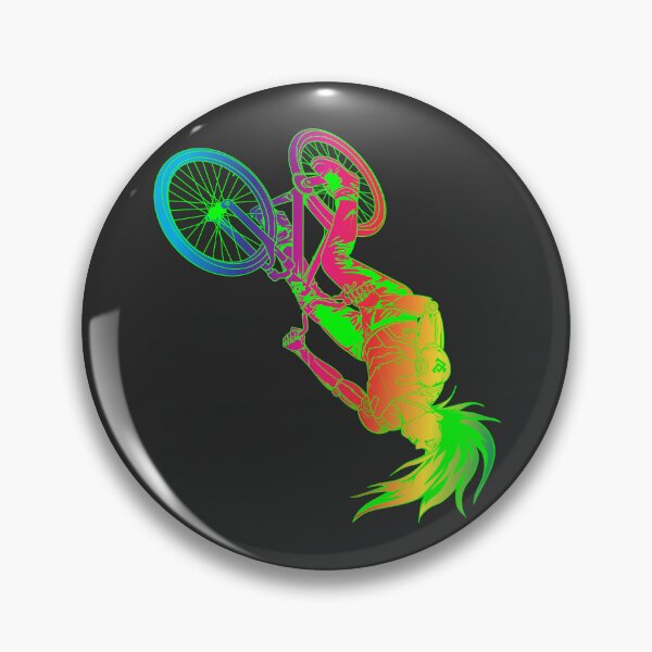 Item preview, MTB Backflip Tricks in RGB Color designed and sold by artOfCal013.