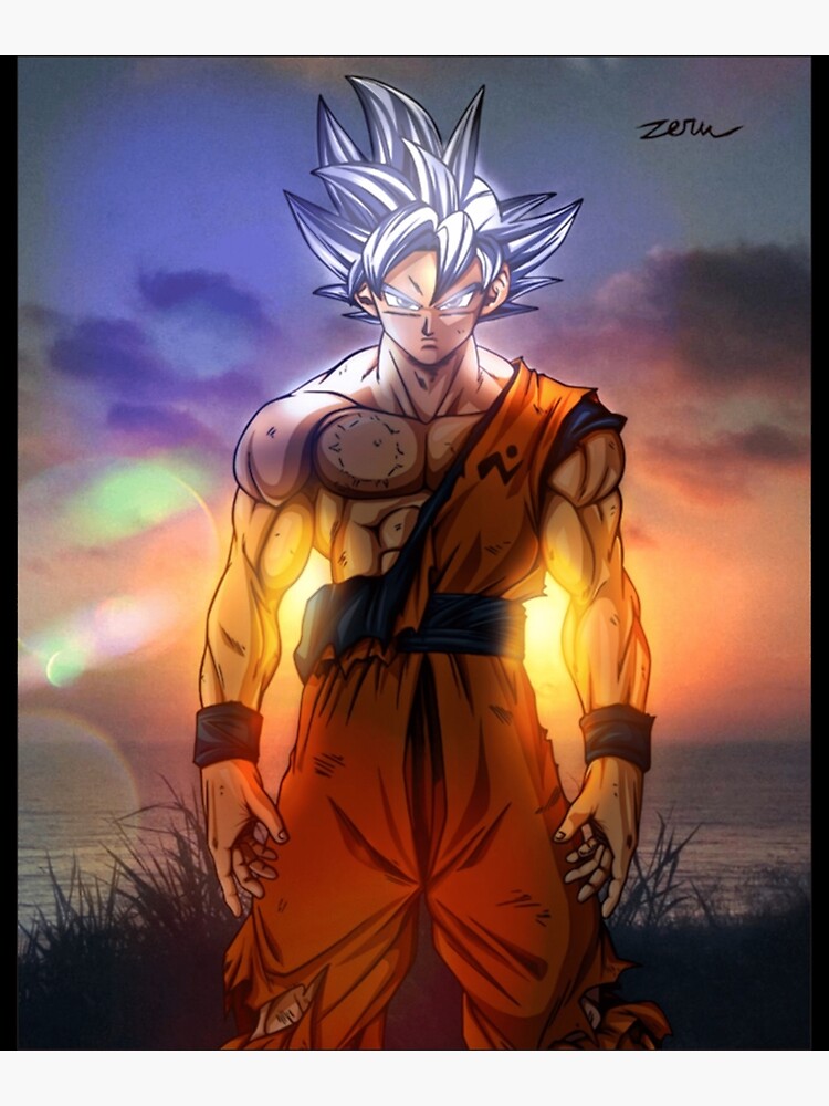 Goku Ultra Insinct 'Drip' Poster | Framed Art | Hip Hop Swag | DBZ | NEW |  USA