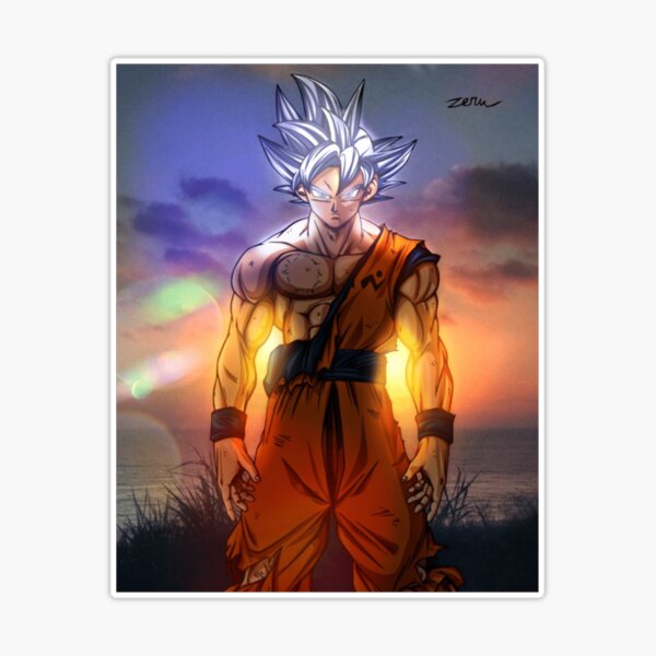 goku drip Sticker for Sale by matwebstore