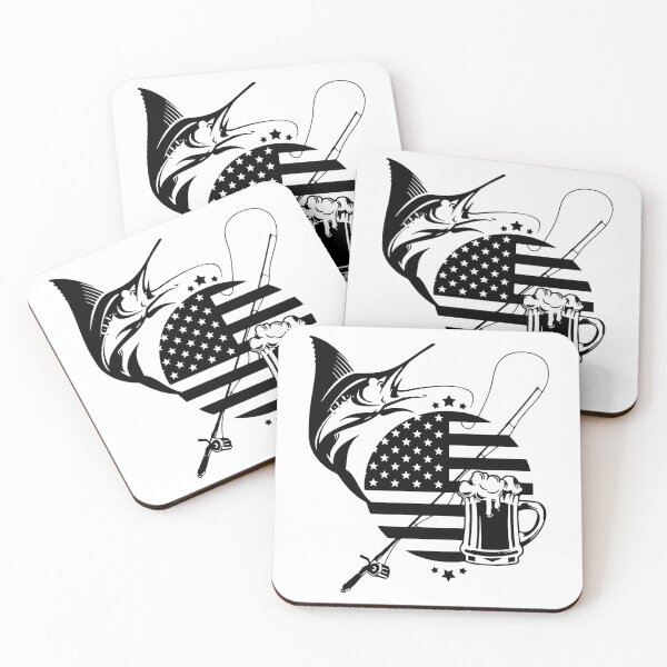 Item preview, Fishing With Beer American designed and sold by MakeItTrend.