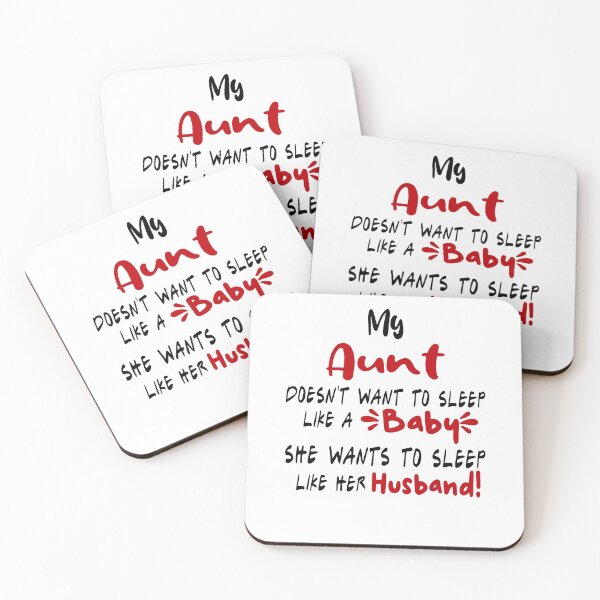 Item preview, Mother's Day Aunt Mug, My Aunt Doesn't Want To Sleep Like A Baby Coffee Mug for Aunt, Birthday Mug Gift for Aunt from Nieces, Sister designed and sold by EasyPrintGift.