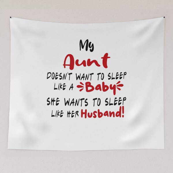 Item preview, Mother's Day Aunt Mug, My Aunt Doesn't Want To Sleep Like A Baby Coffee Mug for Aunt, Birthday Mug Gift for Aunt from Nieces, Sister designed and sold by EasyPrintGift.