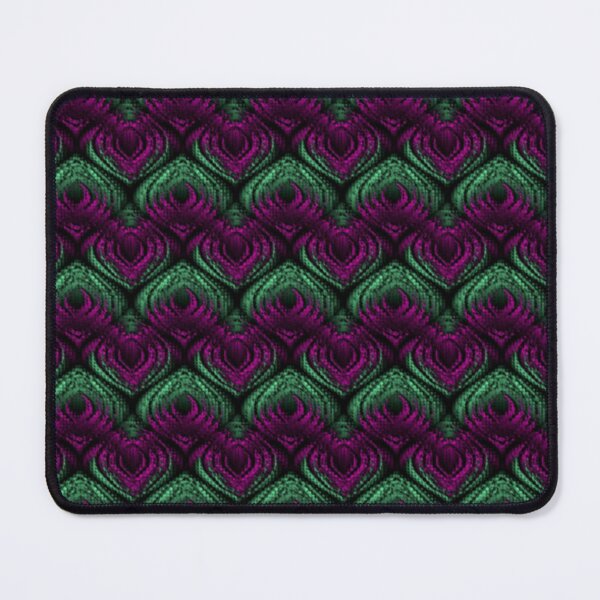 Item preview, Green and purple ornate print designed and sold by tetibright.