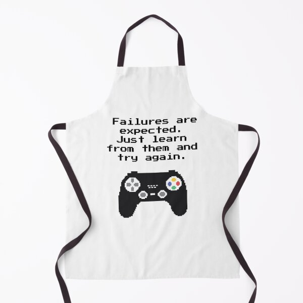 Item preview, Failures Are Expected Try Again Gaming Quote designed and sold by rustydoodle.