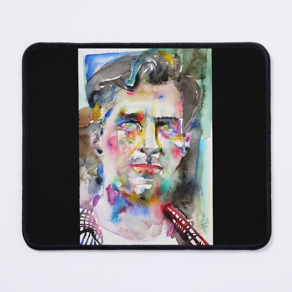 Item preview, JACK KEROUAC watercolor portrait .4  designed and sold by SierraR6990899.