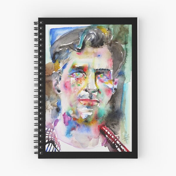 Item preview, JACK KEROUAC watercolor portrait .4  designed and sold by SierraR6990899.