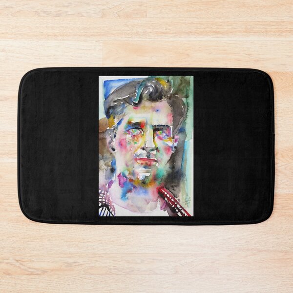Item preview, JACK KEROUAC watercolor portrait .4  designed and sold by SierraR6990899.