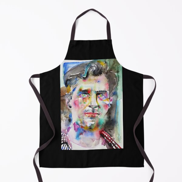 Item preview, JACK KEROUAC watercolor portrait .4  designed and sold by SierraR6990899.