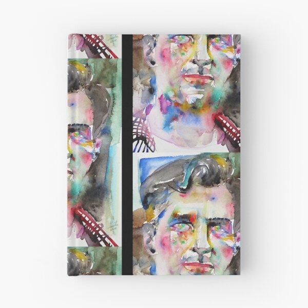 Item preview, JACK KEROUAC watercolor portrait .4  designed and sold by SierraR6990899.