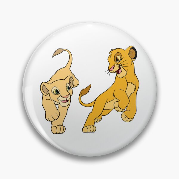 Item preview, Simba and Nala - Cartoon designed and sold by RMelissart.