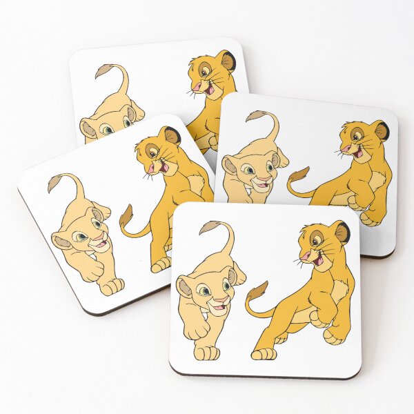 Item preview, Simba and Nala - Cartoon designed and sold by RMelissart.