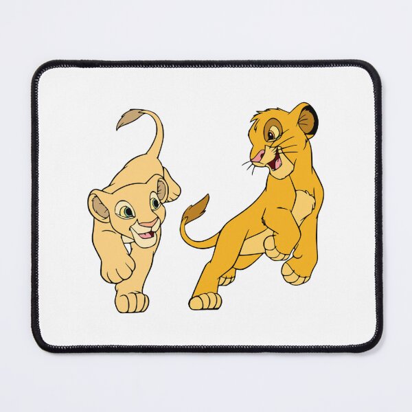 Item preview, Simba and Nala - Cartoon designed and sold by RMelissart.