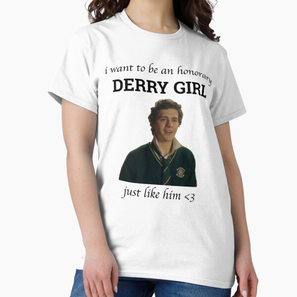 Vista previa del artículo con la obra «chica honoraria derry», diseñado y vendido por WhisskeyPiggy.
