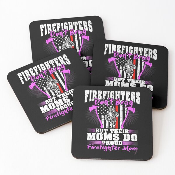 Item preview, Firefighters Don't Brag Their Moms Do Proud Firefighter Mom designed and sold by Isidroward.