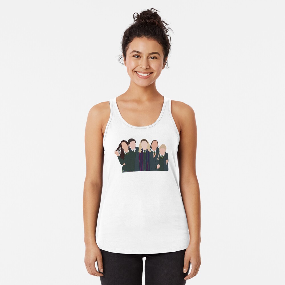 Vista previa del artículo con la obra «Camiseta con espalda nadadora», diseñado y vendido por WhisskeyPiggy.