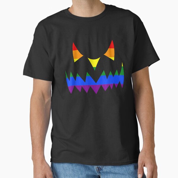 Vista previa del artículo con la obra «Orgullo LGBT Cara de Calabaza Jack O Lantern - Ha», diseñado y vendido por WhisskeyPiggy.