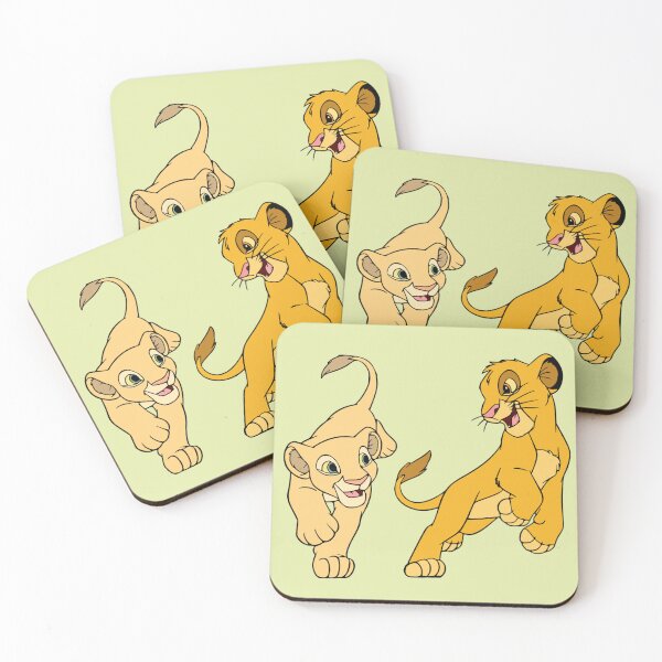 Item preview, Simba and Nala - Cartoon Animals designed and sold by RMelissart.