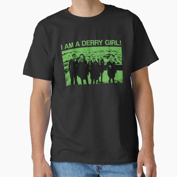 Vista previa del artículo con la obra «¡Soy una chica Derry! - Chicas Derry», diseñado y vendido por WhisskeyPiggy.
