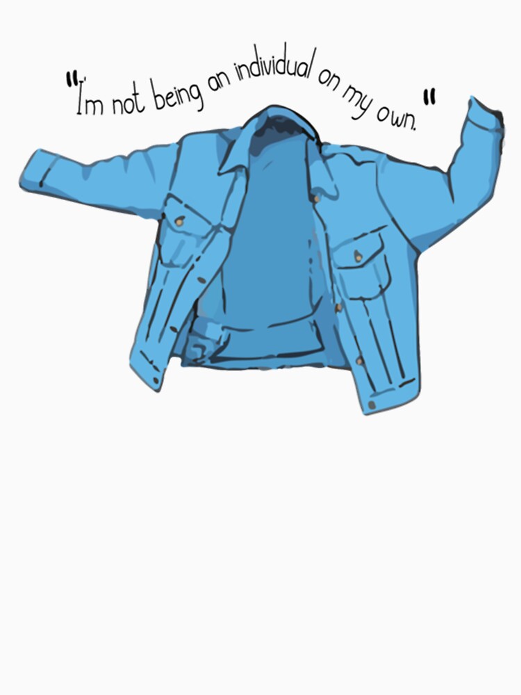 Imagen 7 de 7, Camiseta clásica con la obra No estoy siendo un individuo por mi cuenta., diseñada y vendida por WhisskeyPiggy.