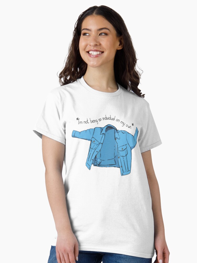 Imagen 2 de 7, Camiseta clásica con la obra No estoy siendo un individuo por mi cuenta., diseñada y vendida por WhisskeyPiggy.