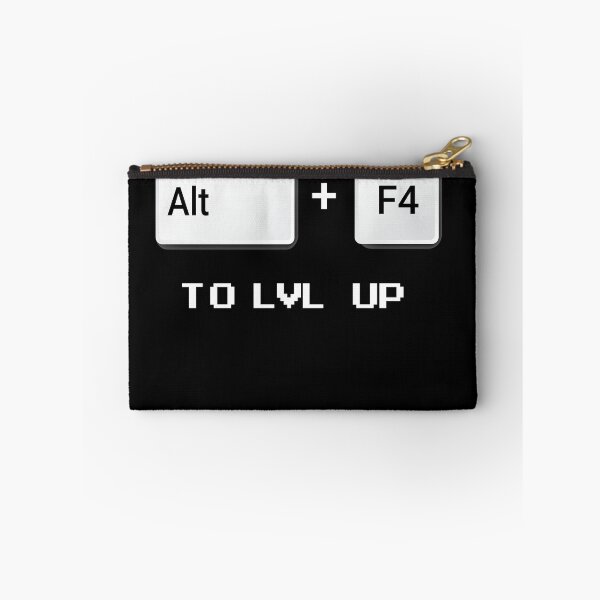 Item preview,  Alt + F4   to lvl up  -  alt  f4   to lvl up   funny  geek quote  designed and sold by Raiko-art.