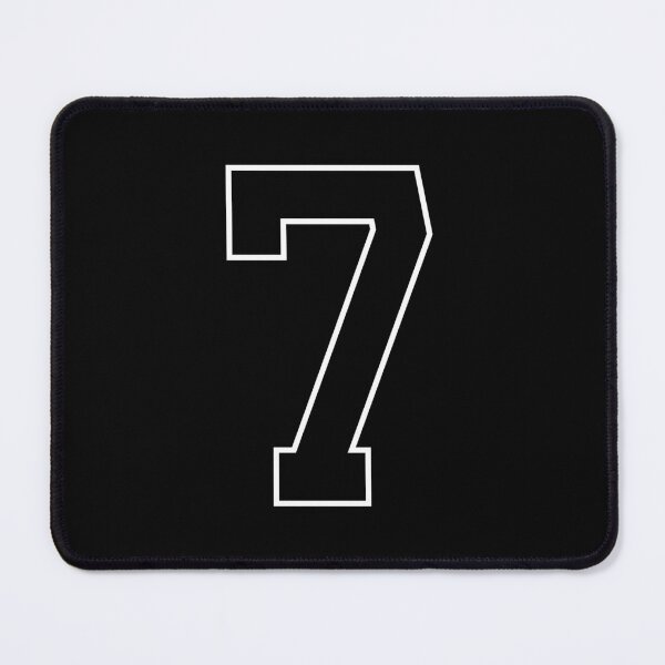 Item preview, Black Number 7 lucky sports jersey seven designed and sold by HeavyStyle.
