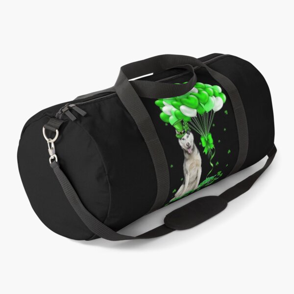 Item preview, Husky Dog With Lucky Balloon Heart St Patricks Day designed and sold by PerkinsAarav.