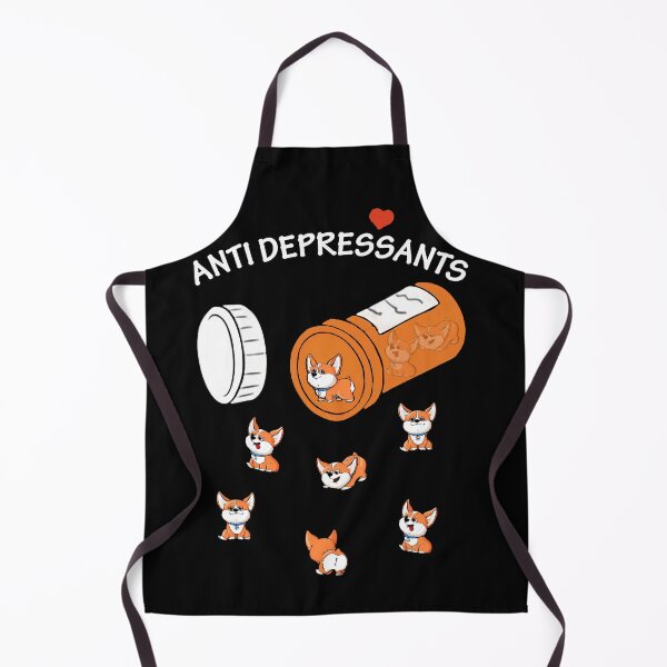 Item preview, Antidepressant corgi puppy designed and sold by Unique-Tees.
