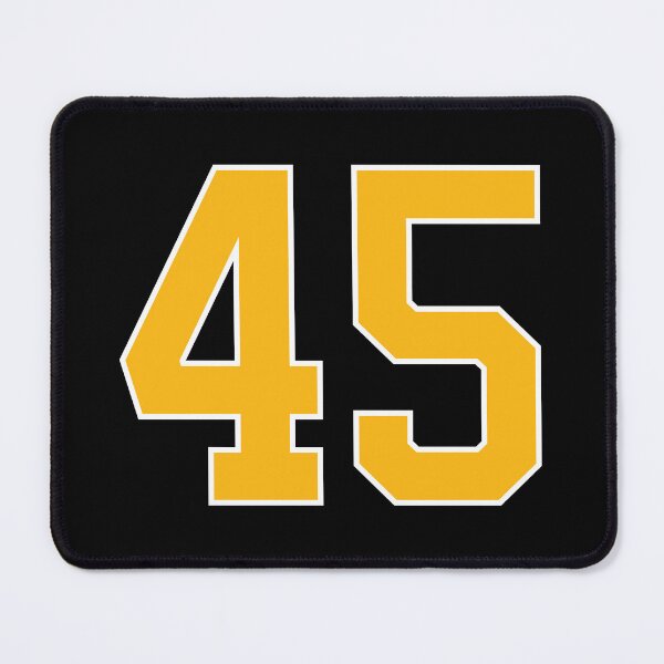 Item preview, Yellow Number 45 lucky sports jersey forty five designed and sold by HeavyStyle.