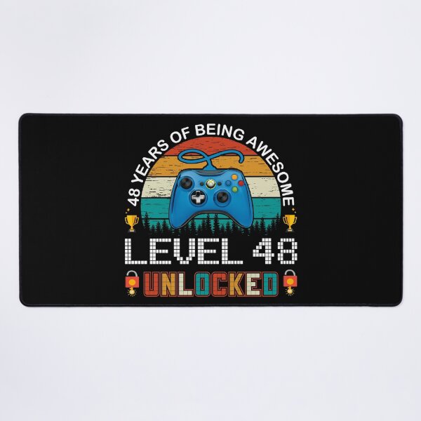 Item preview, 48 Years Of Being Awesome Level 48 Unlocked Gamer designed and sold by PansyBoyd.