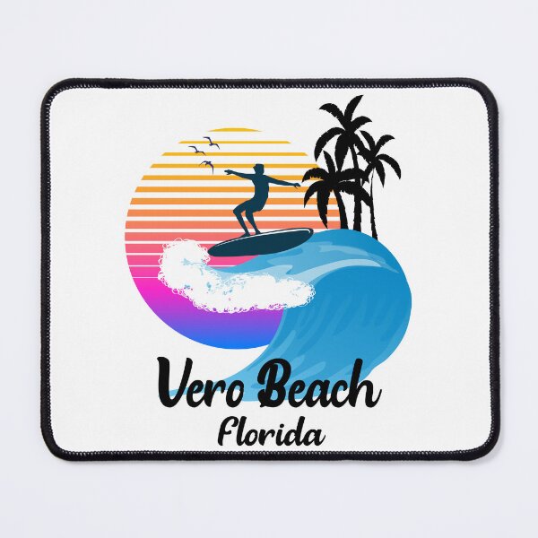 Item preview, Vero Beach Florida Seaside Retro Sunset designed and sold by mountainadora.