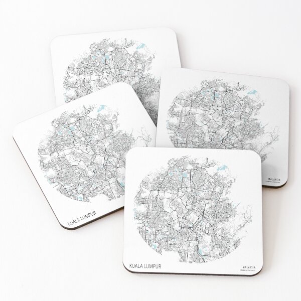 Item preview, Kuala Lumpur City Map of Malaysia - Circle designed and sold by deMAP.