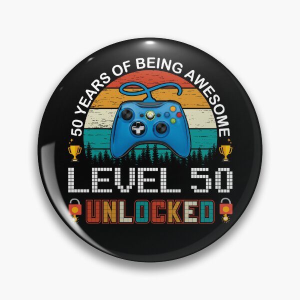 Artikelvorschau, 50 Jahre als fantastischer freigeschalteter Level-50-Gamer entworfen und verkauft von PansyBoyd.