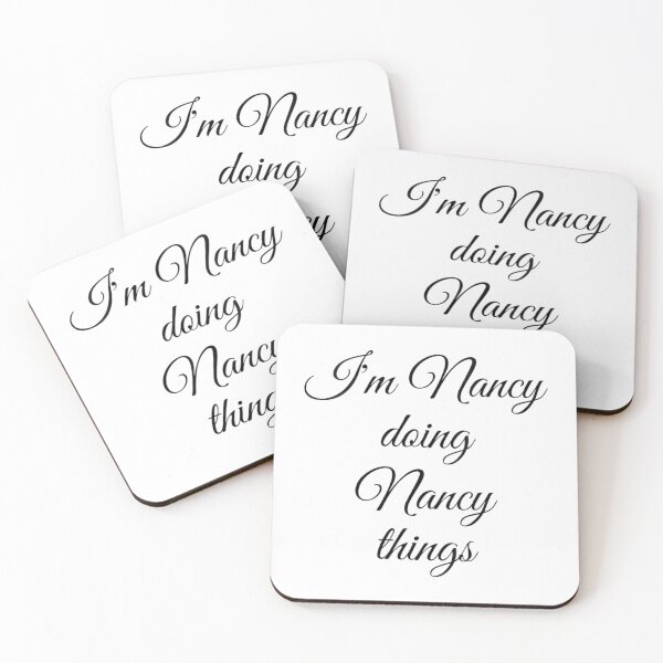 Item preview, Womens I_M Nancy Doing Nancy Things Funny Birthday Name Gift Idea V-Neck   designed and sold by SpotShopCo.