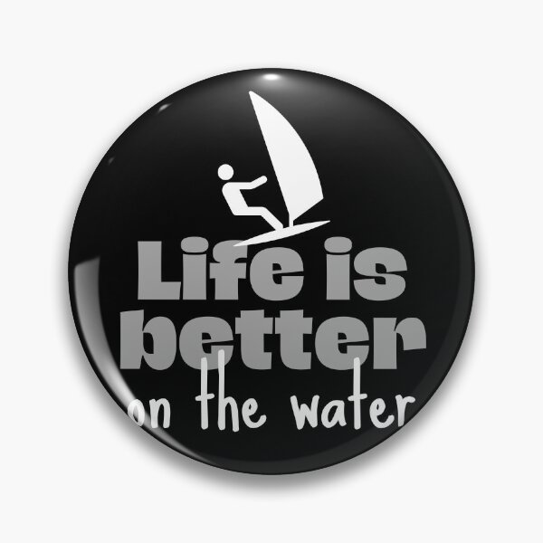Artikelvorschau, Windsurfen: Das Leben ist besser auf dem Wasser entworfen und verkauft von TheGreenGoat.