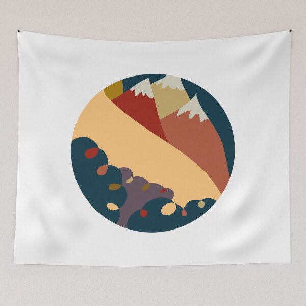 Item preview, Colorful Hills  designed and sold by agraphicartist.