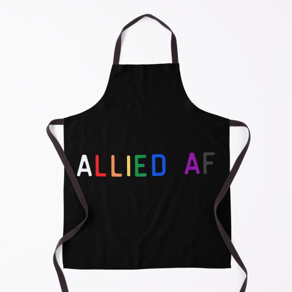 Item preview, Allied af Allies. LGBTQ Ally Pride designed and sold by Subtle Pride Shop.