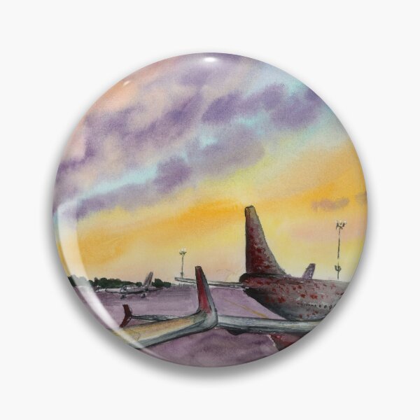 Item preview, watercolor,  airplane Airbus a 319  designed and sold by PUSTOTA86.