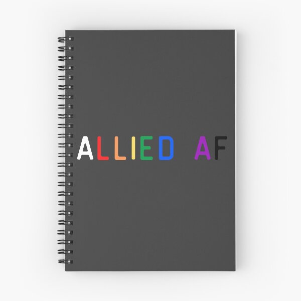 Item preview, Allied af Allies. LGBTQ Ally Pride designed and sold by Subtle Pride Shop.