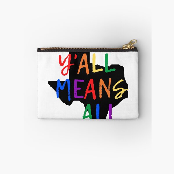 Item preview, Y'all Means All LGBT Allies. LGBTQ Ally Pride designed and sold by Subtle Pride Shop.