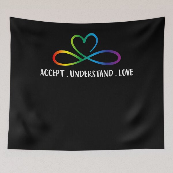 Item preview, Red Instead Autism Infinity Accept Understand Love Autism T-Shirt designed and sold by raiseuif.
